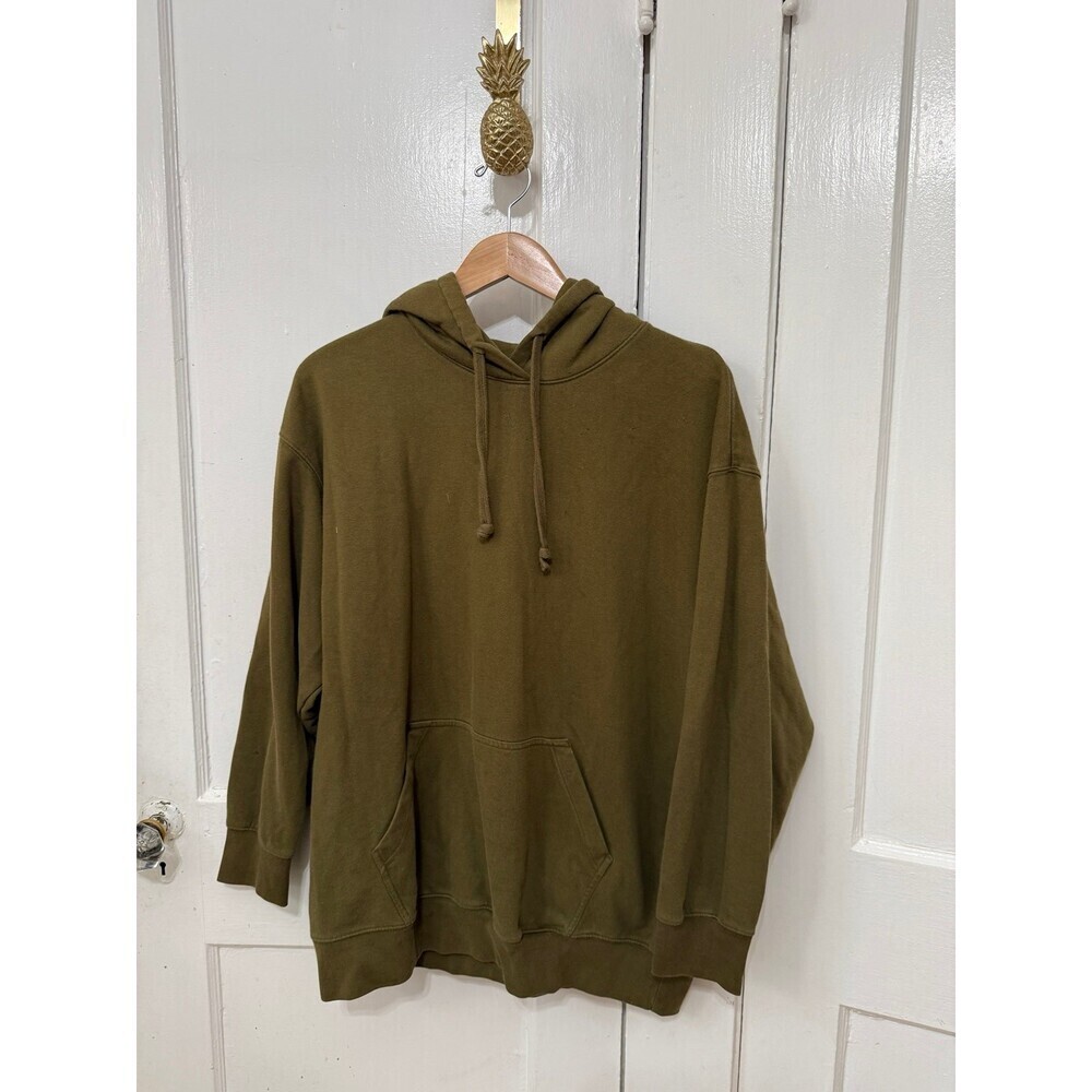 Uniqlo size medium green hooded sweater